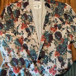 Mens floral blazer, never worn